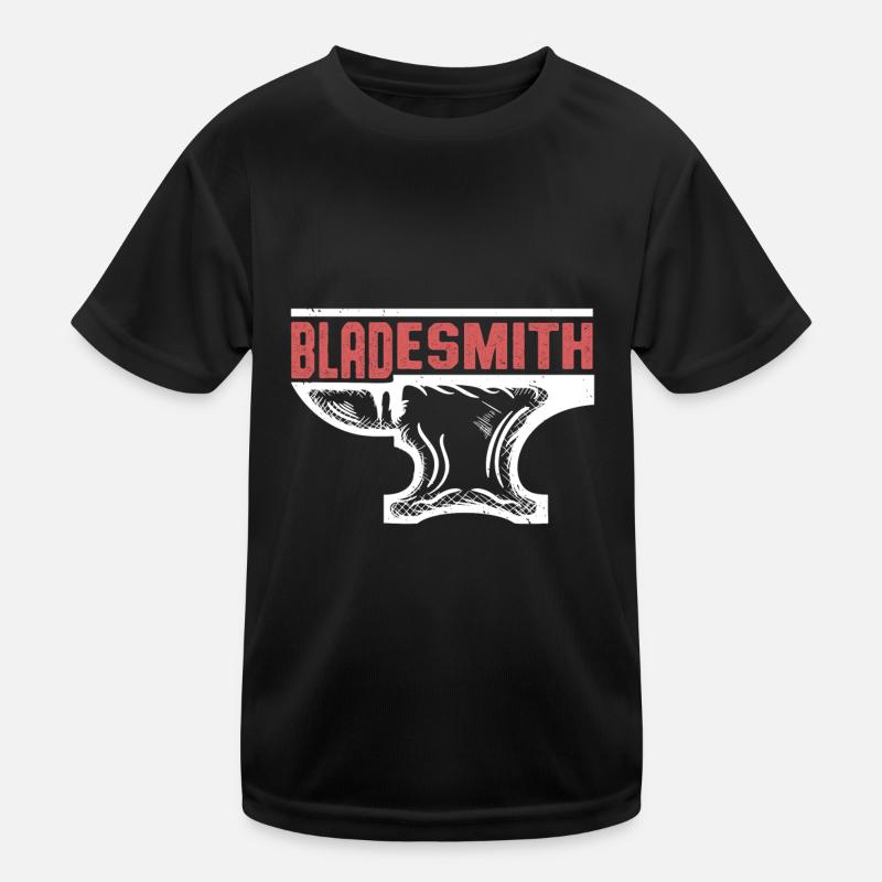 Blacksmith Armourer Goldsmith Kids Functional T-Shirt