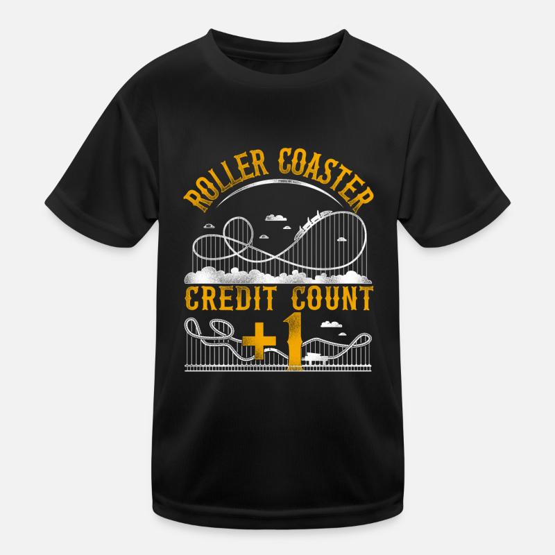 Roller Coaster Vintage Roller Kinder Funktions-T-Shirt