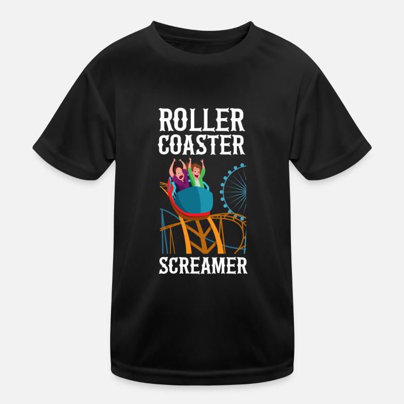 Roller Coaster Roller Coaster Kids Functional T-Shirt
