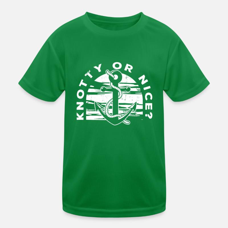 Seglen Segelboot Segler Kinder Funktions-T-Shirt
