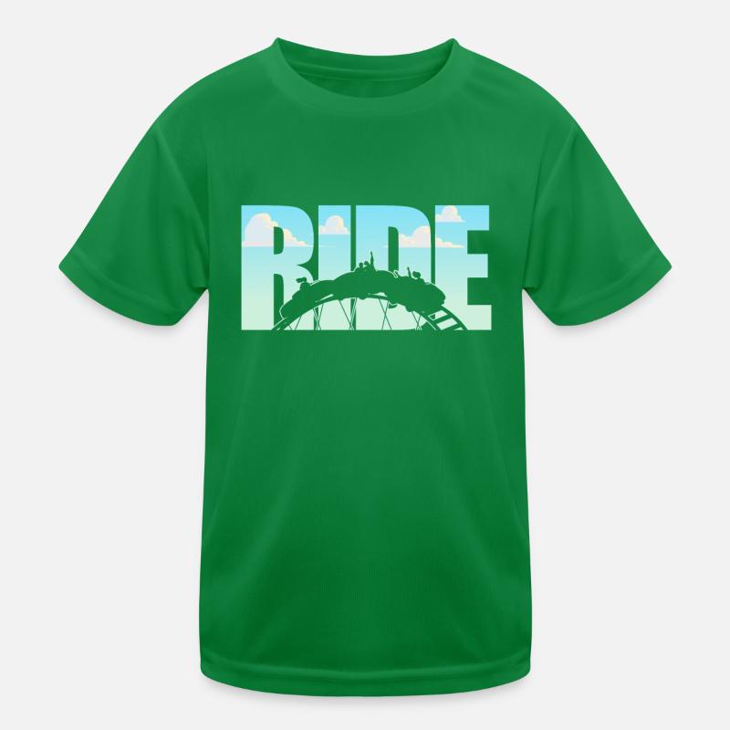 Roller Coaster Ride Kinder Funktions-T-Shirt