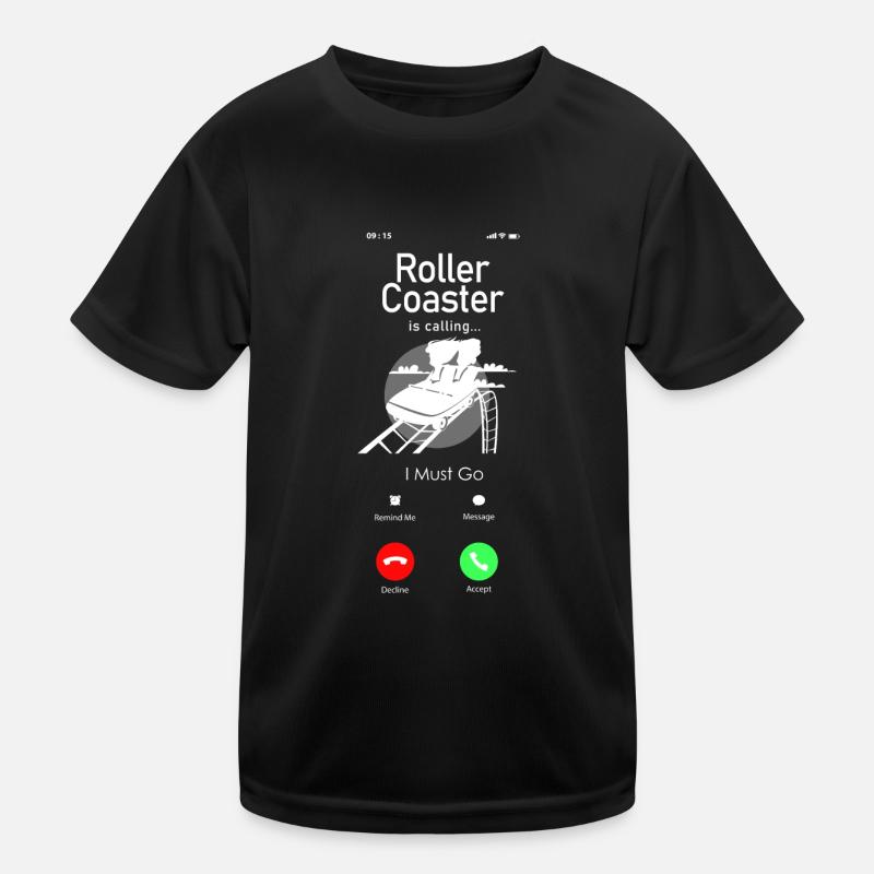 Affichage du téléphone Roller Coaster T-shirt sport Enfant