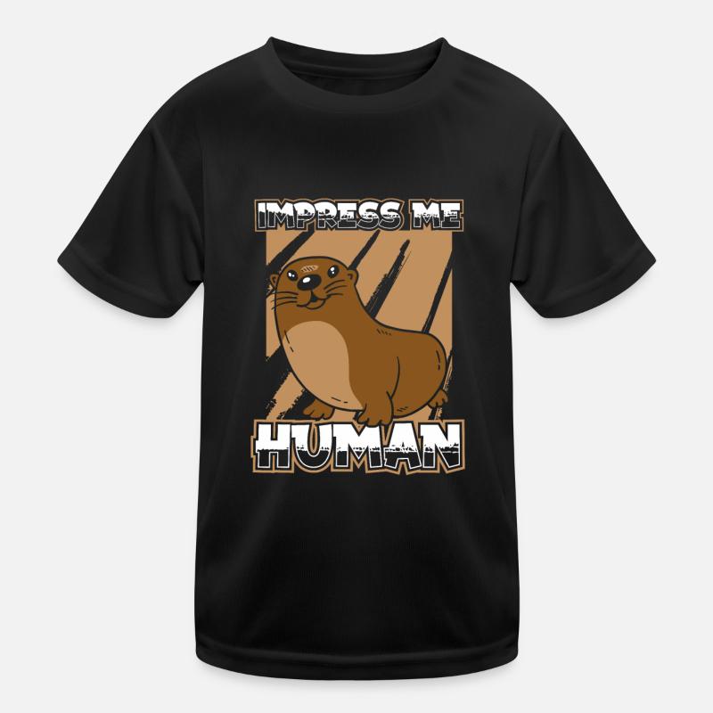 Otter Kinder Funktions-T-Shirt