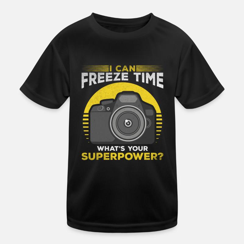 Je peux geler le temps Qu’est-ce que c’est que votre T-shirt sport Enfant
