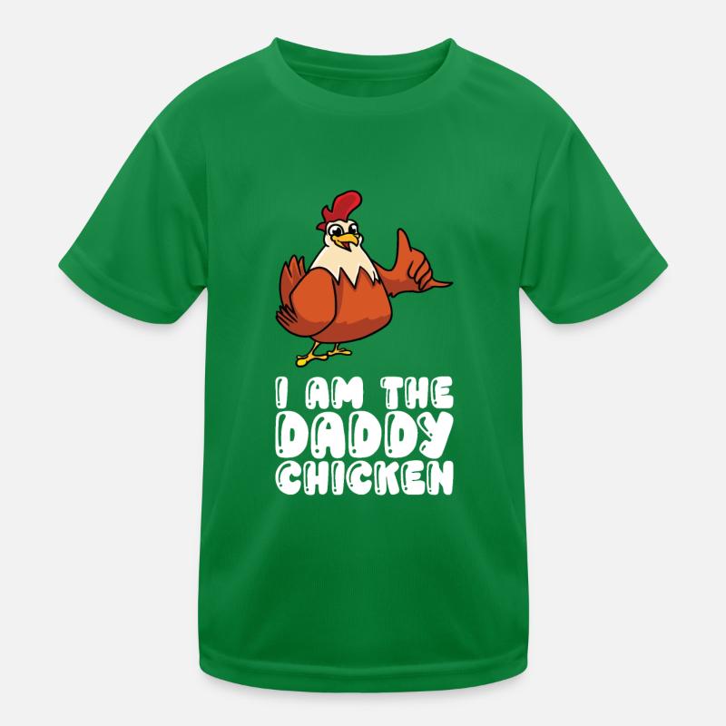 I'm The Daddy Chicken Kids Functional T-Shirt