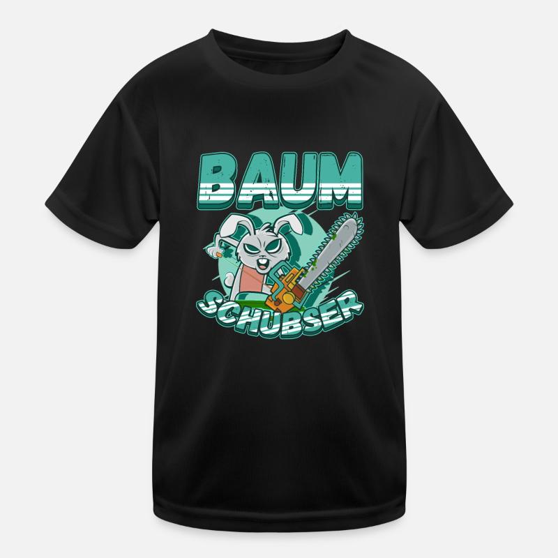 Baumschubser Forstwirt Geschenk Holzfäller Kinder Funktions-T-Shirt