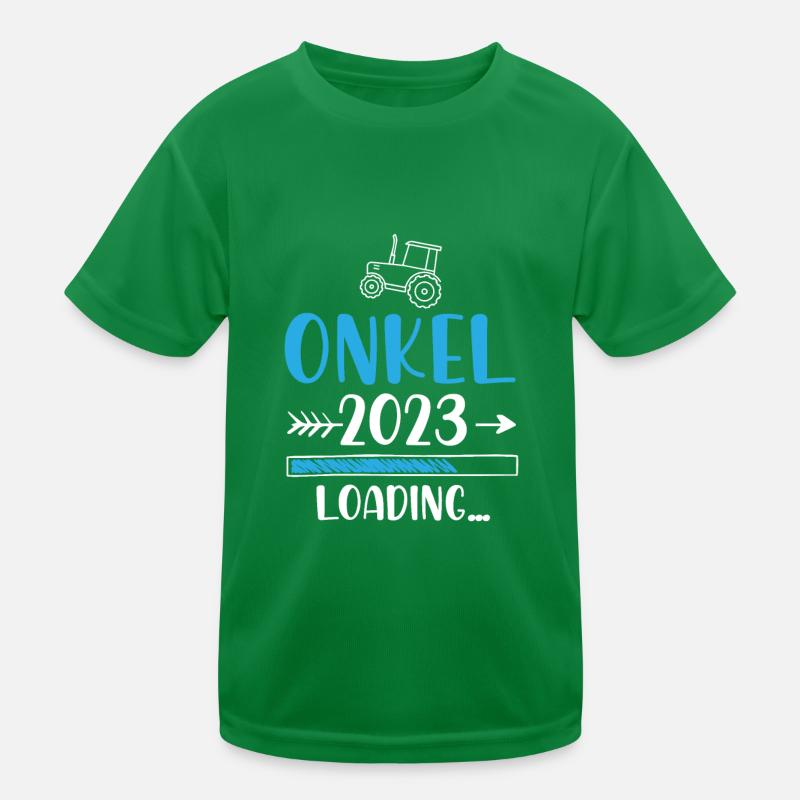 Onkel 2023 Loading Kinder Funktions-T-Shirt