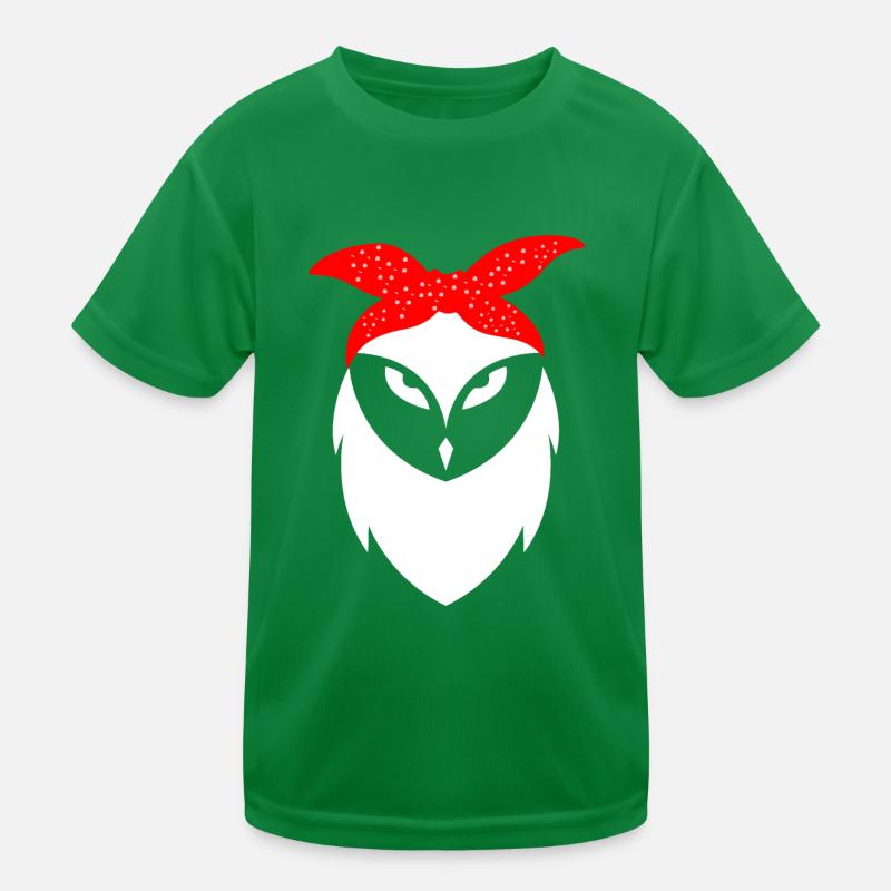 Eule Kinder Funktions-T-Shirt