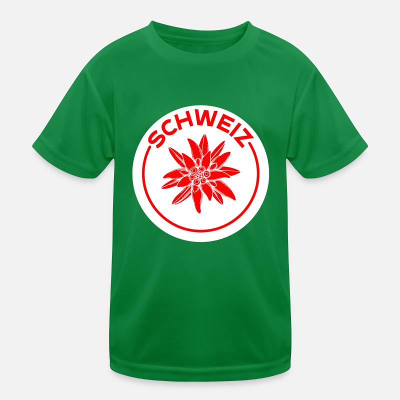 Schweizer Enzian Kinder Funktions-T-Shirt