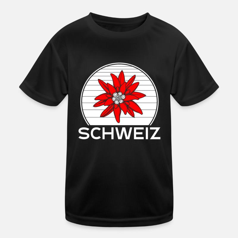 Schweizer Enzian Kinder Funktions-T-Shirt