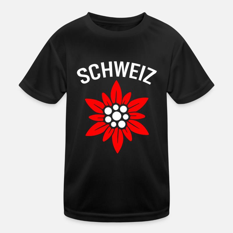 Schweizer Enzian Kinder Funktions-T-Shirt
