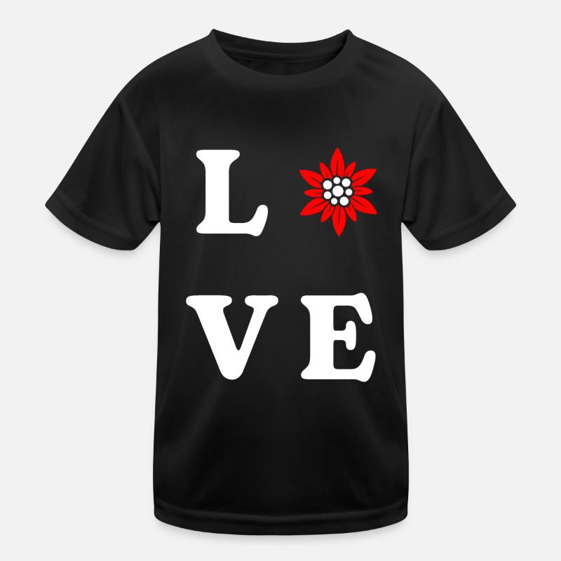 Schweiz Love Kinder Funktions-T-Shirt