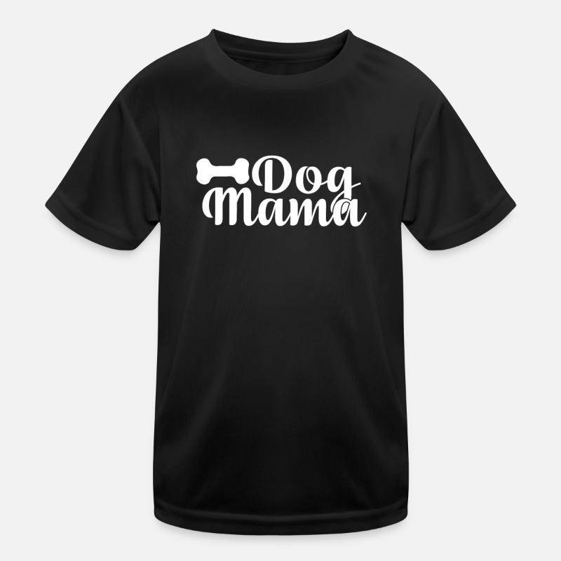Maman chien T-shirt sport Enfant