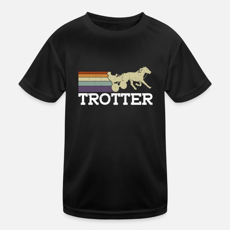 Traber - Cheval de course de chevaux T-shirt sport Enfant