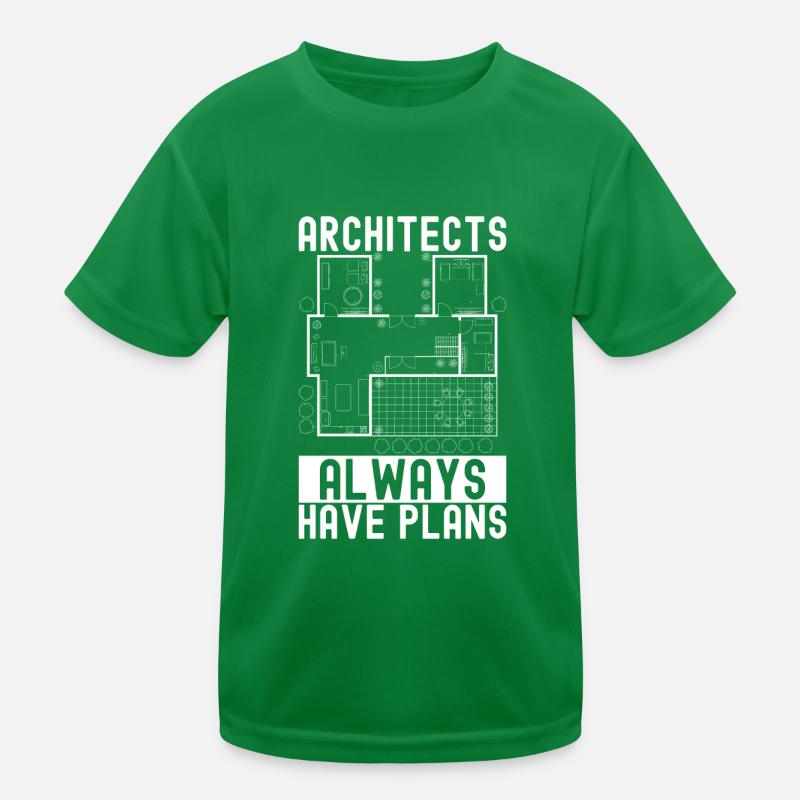 Architect Architecture Kids Functional T-Shirt