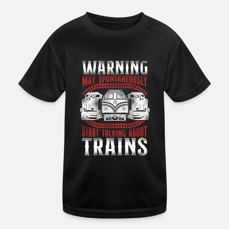 Conducteur de train diesel de marchandises T-shirt sport Enfant