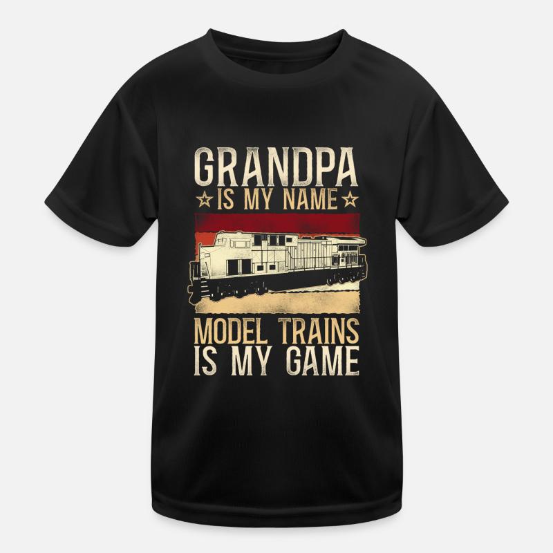 Conducteur de train diesel de marchandises T-shirt sport Enfant