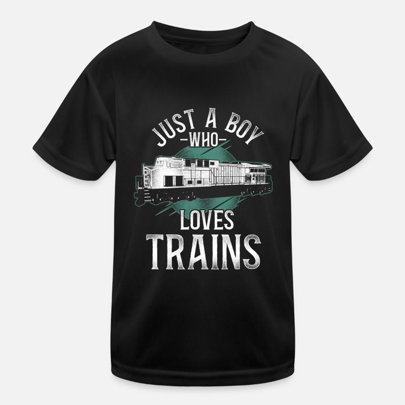 Conducteur de train diesel de marchandises T-shirt sport Enfant