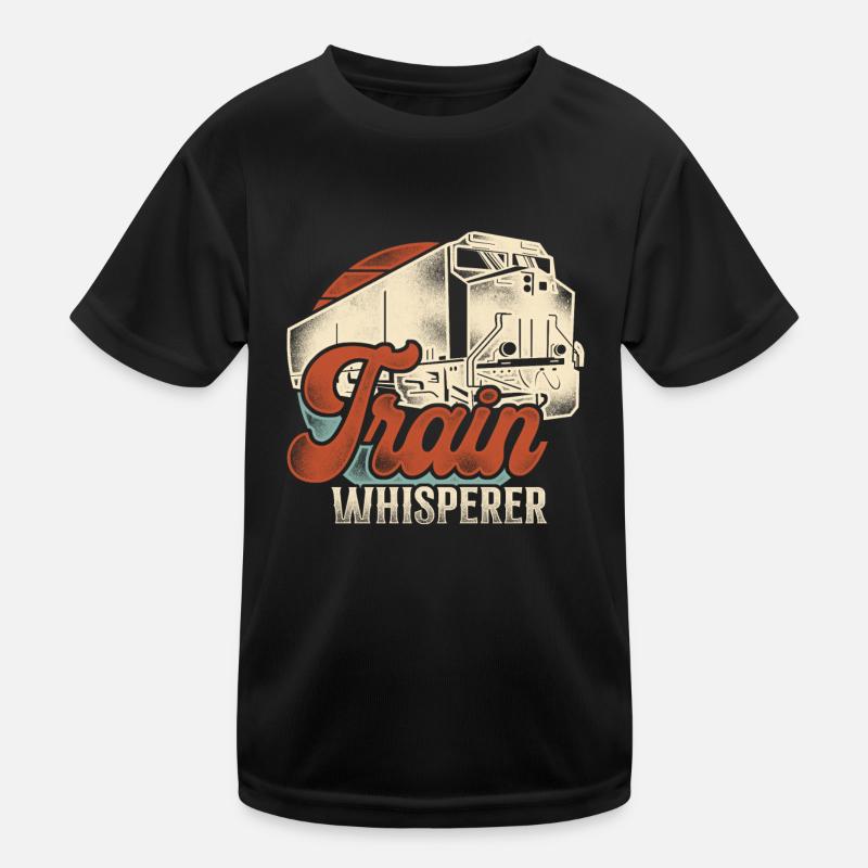 Conducteur de train diesel de marchandises T-shirt sport Enfant