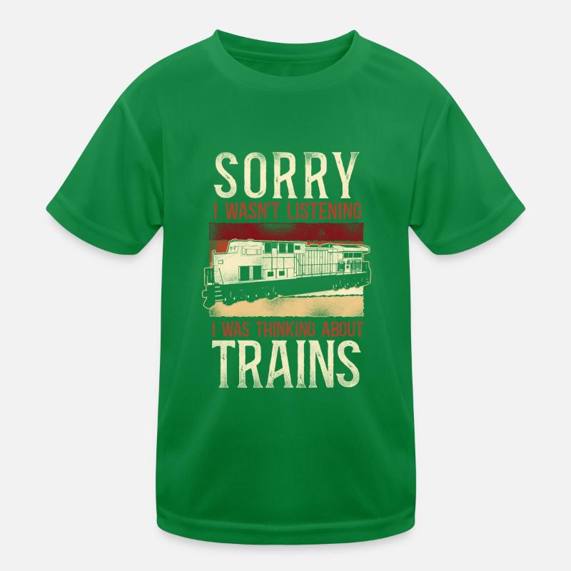 Freight Diesel Train Driver Kinder Funktions-T-Shirt