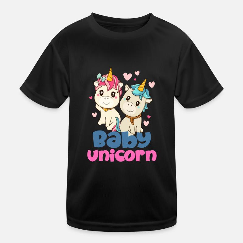 Bébé Einhorn Licorne T-shirt sport Enfant