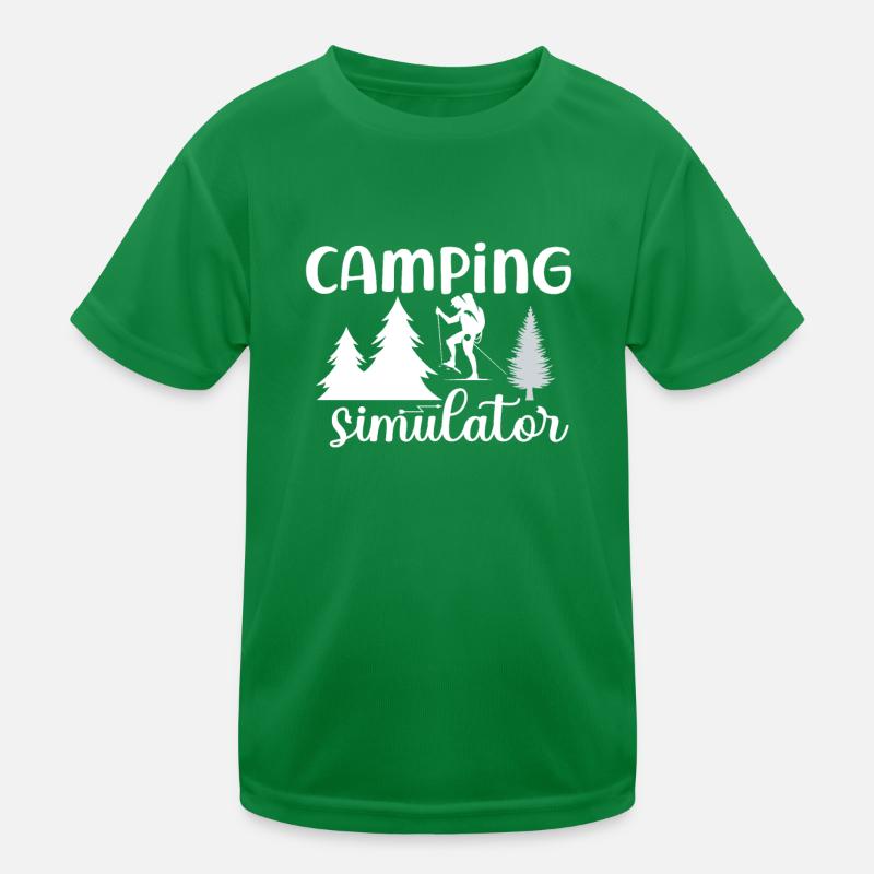 Camping Simulator Kinder Funktions-T-Shirt
