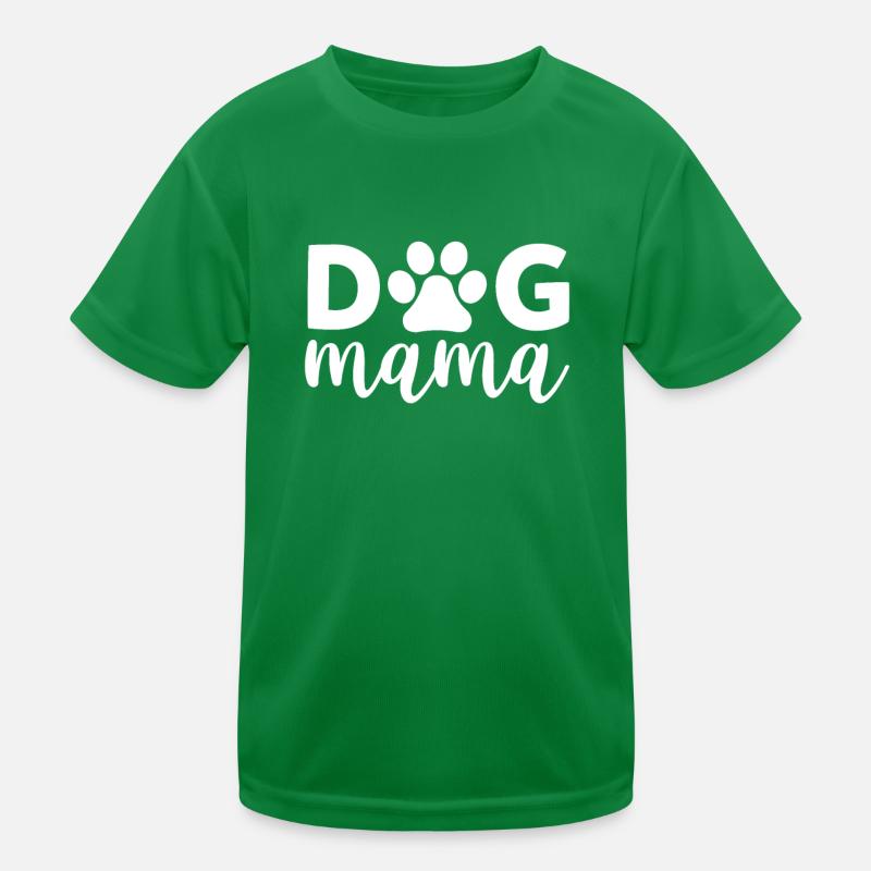 Maman chien T-shirt sport Enfant