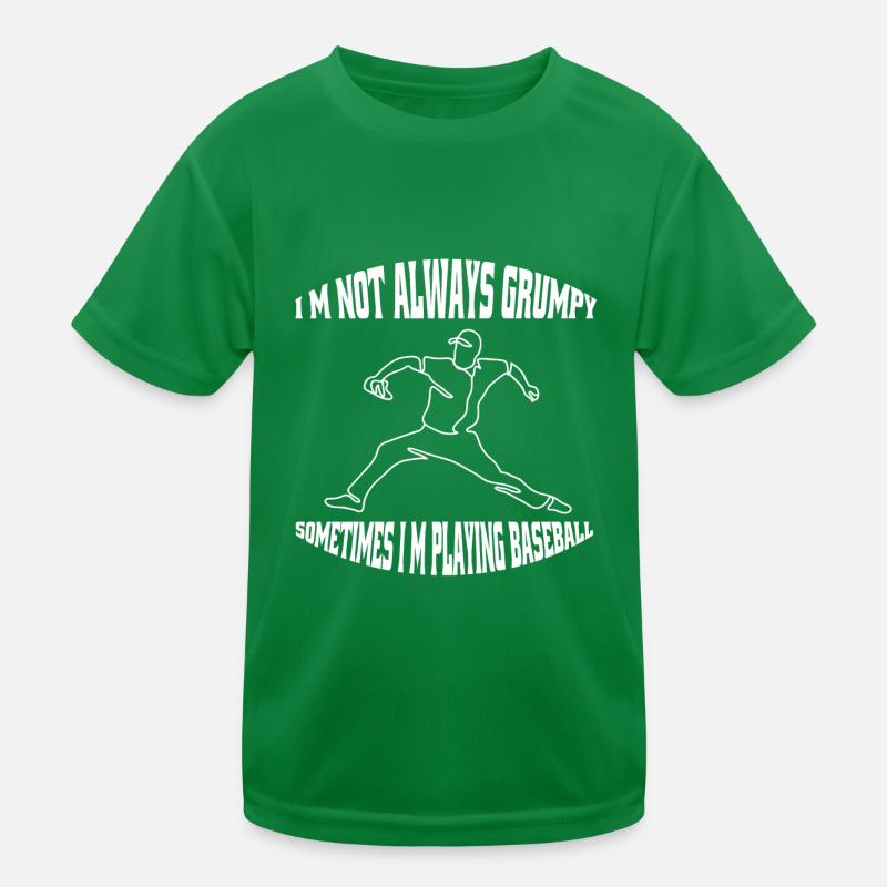 Baseball Geschenk Baseballliebhaber Baseballspiel Kinder Funktions-T-Shirt