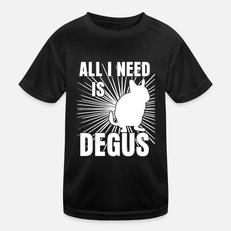 Degu J’ai besoin de Degus T-shirt sport Enfant