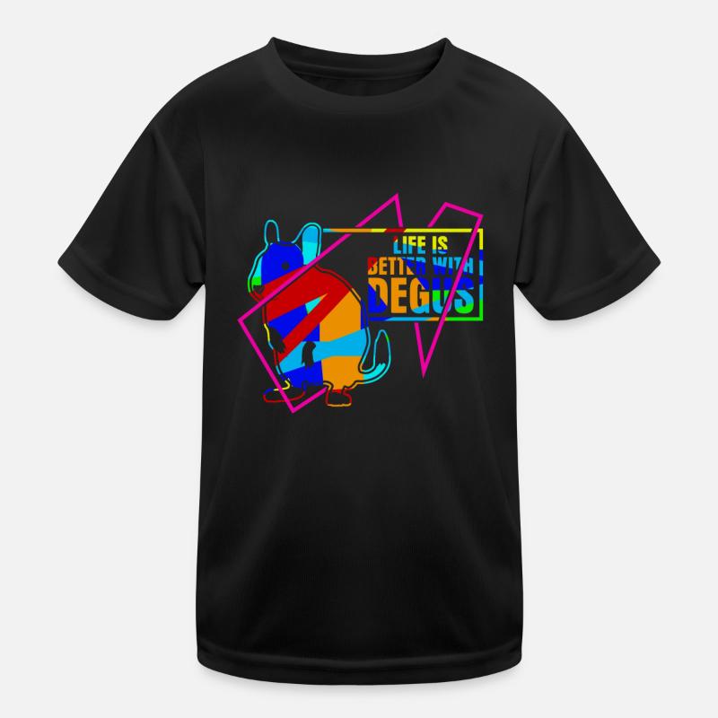 Degu Deguspruch Degus Kinder Funktions-T-Shirt