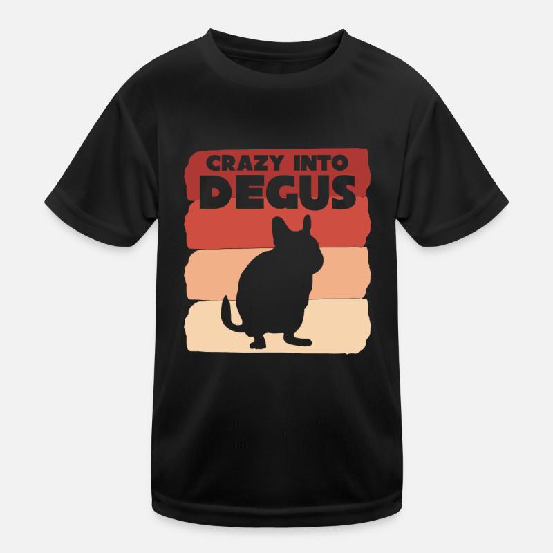 Degu Saying Degus Kids Functional T-Shirt