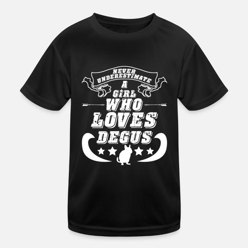 Degu Girl Degus Kinder Funktions-T-Shirt