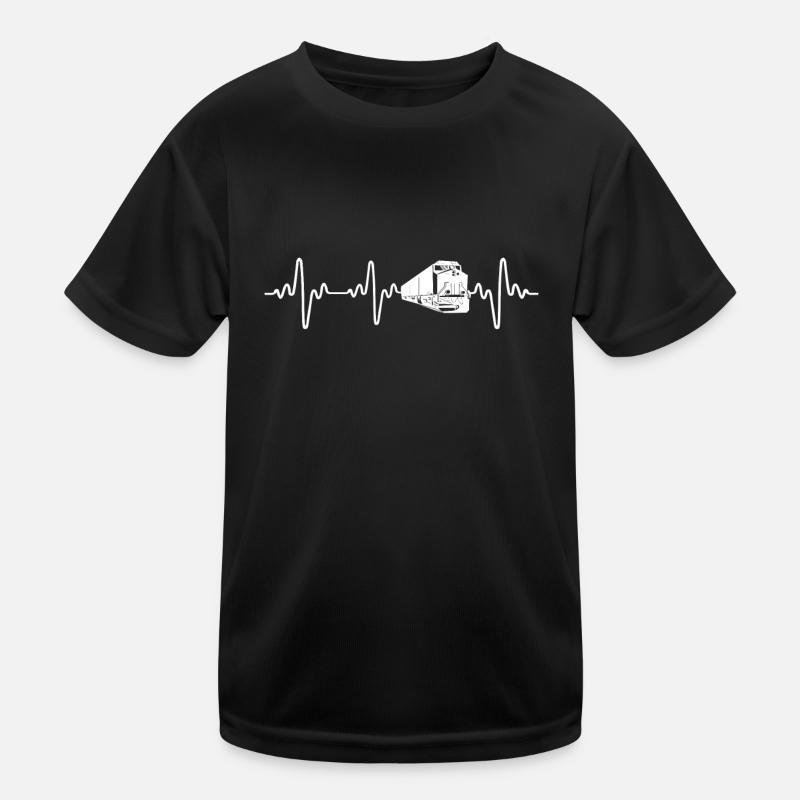 Conducteur de train diesel de marchandises T-shirt sport Enfant
