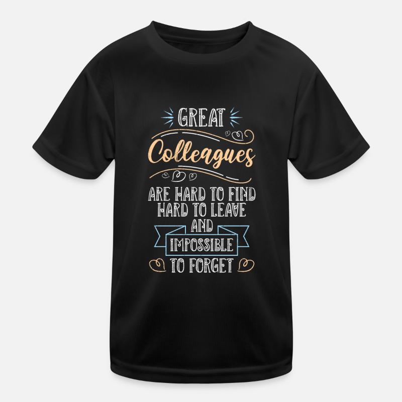 Job change great colleague retirement Kids Functional T-Shirt