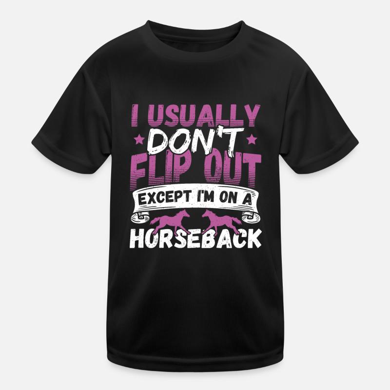 Conception de chevaux de voûte pour un cheval de voûte T-shirt sport Enfant