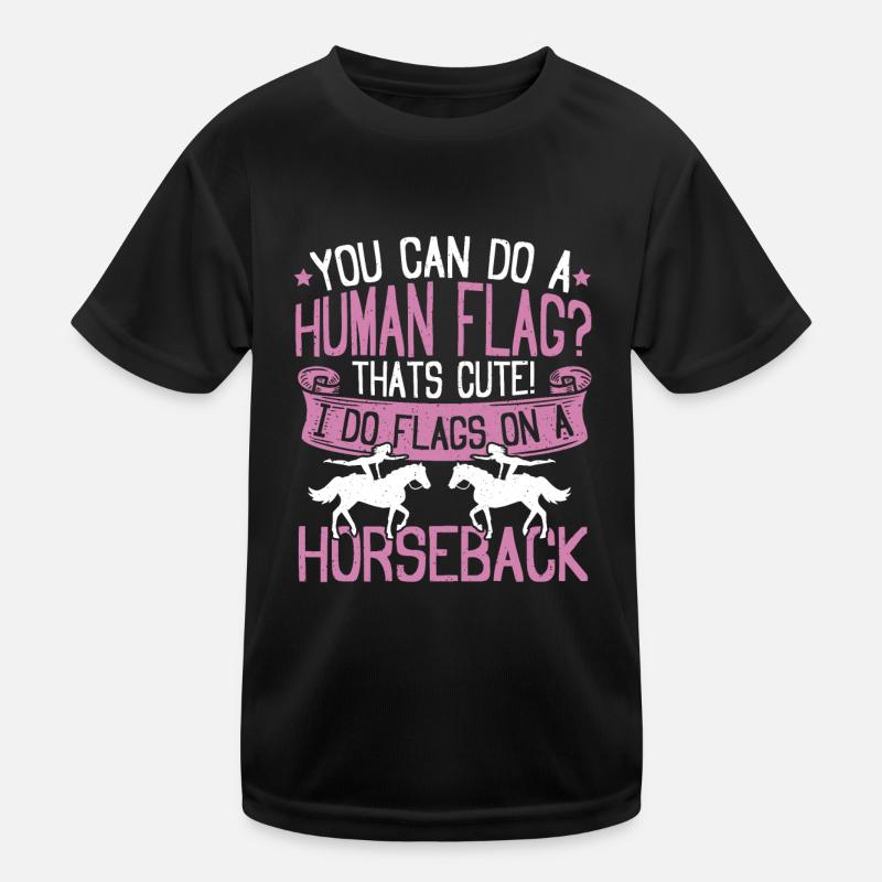 Conception de chevaux de voûte pour un cheval de voûte T-shirt sport Enfant