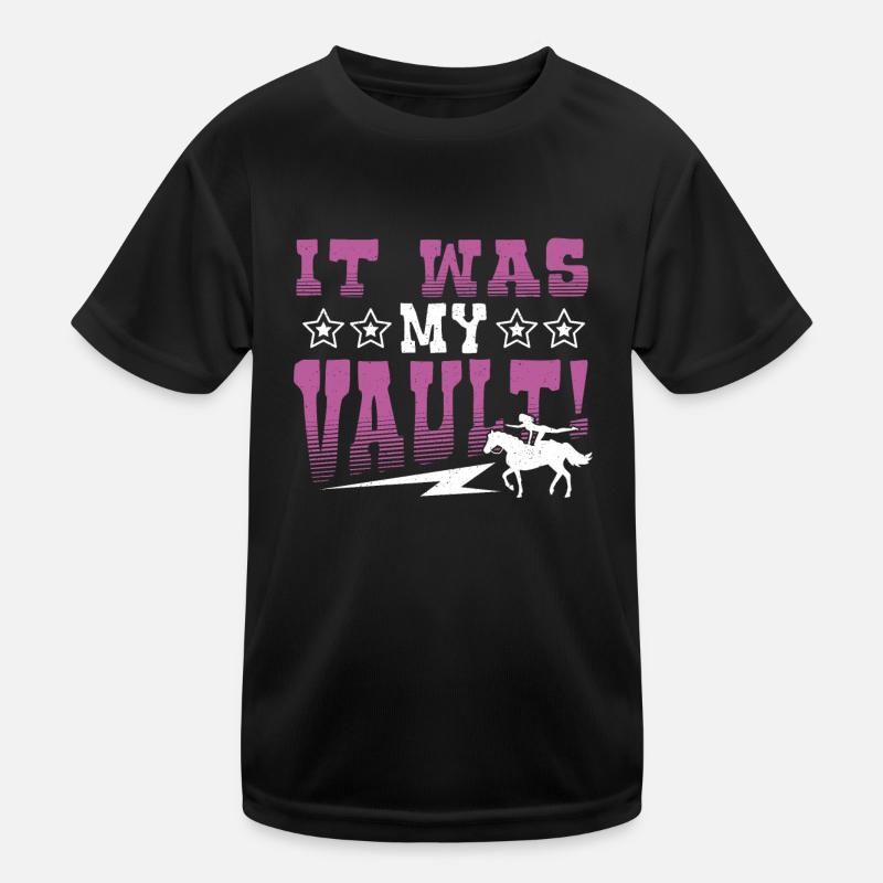 Conception de chevaux de voûte pour un cheval de voûte T-shirt sport Enfant