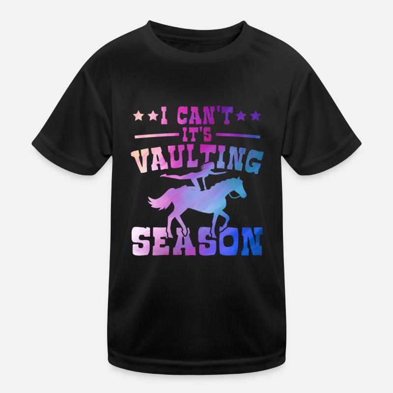 Conception de chevaux de voûte pour un cheval de voûte T-shirt sport Enfant