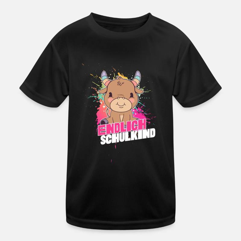 Endlich Schulkind, Einschulung Kinder Funktions-T-Shirt