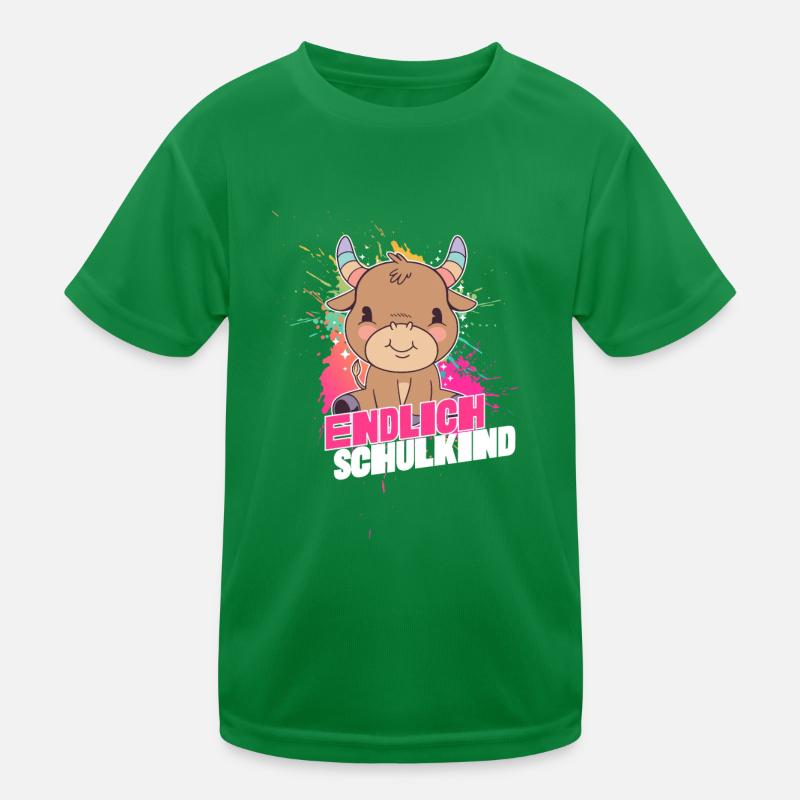 Endlich Schulkind, Einschulung Kinder Funktions-T-Shirt