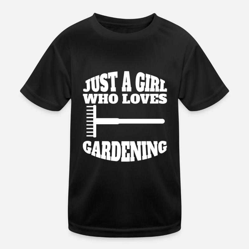 Gärtnerin Mädchen Garten Obstgarten Hobbygärtnerin Kinder Funktions-T-Shirt