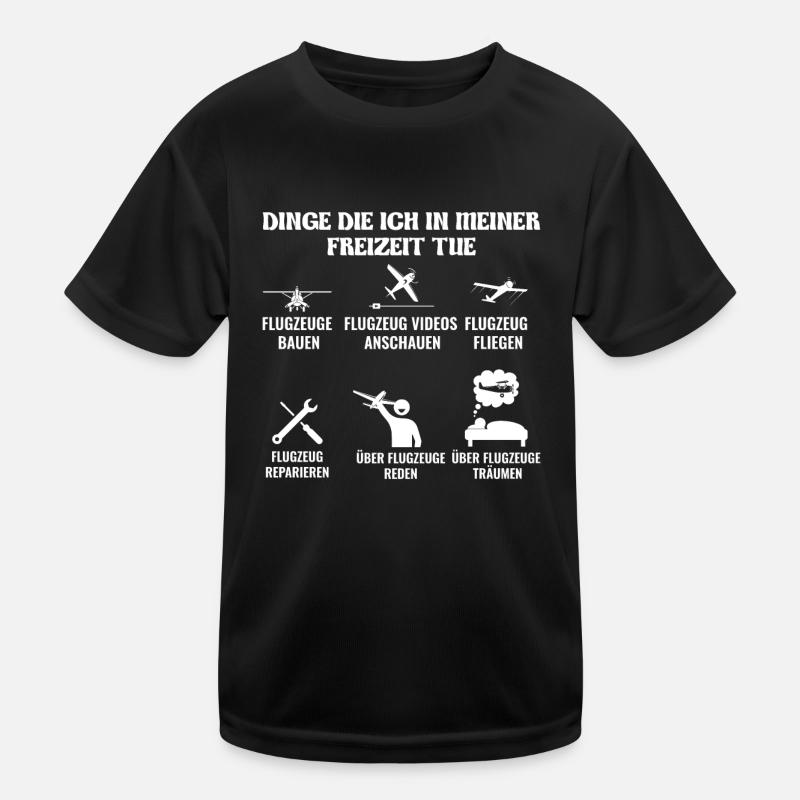 Modellbau Modellfliegen Kinder Funktions-T-Shirt