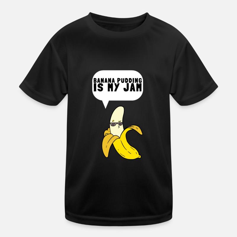 Banana Pudding Banana Bread Fruit Dessert Cooking Kinder Funktions-T-Shirt
