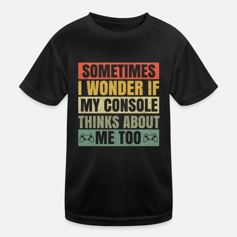 Funny Retro Console Video Game Lover Gaming Kinder Funktions-T-Shirt