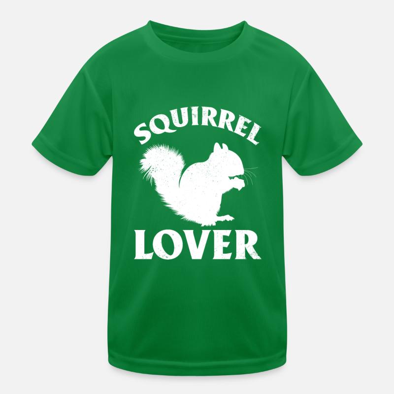 Squirrel lover sweet squirrel Kids Functional T-Shirt