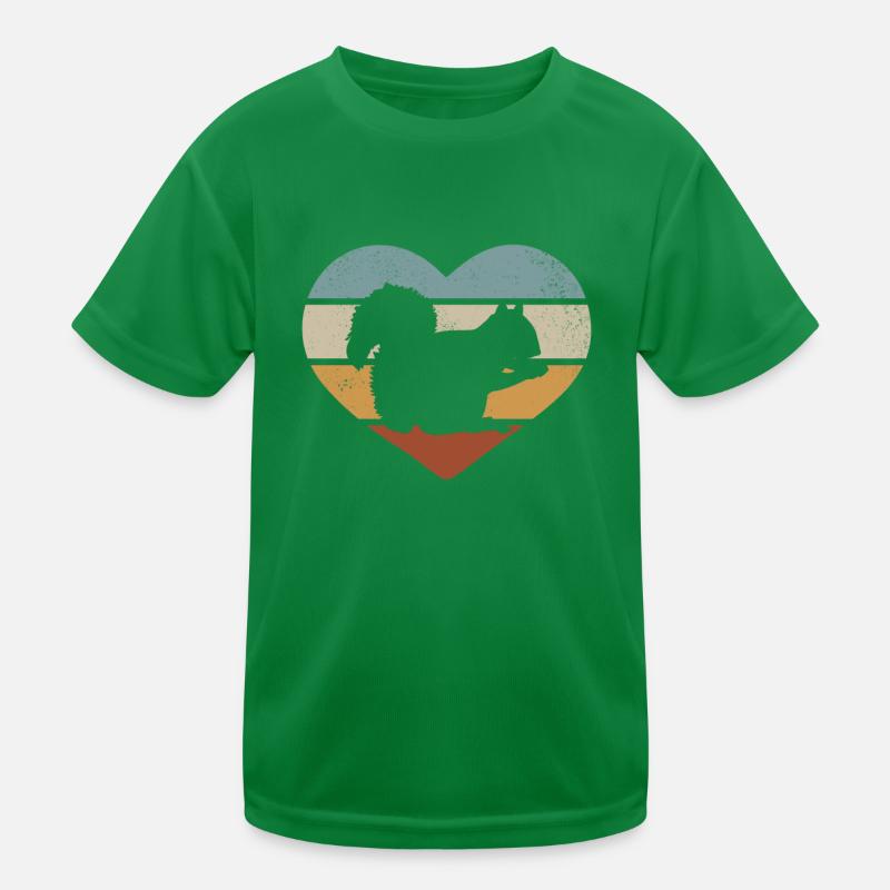 Écureuil Coeur Écureuil Amant doux T-shirt sport Enfant