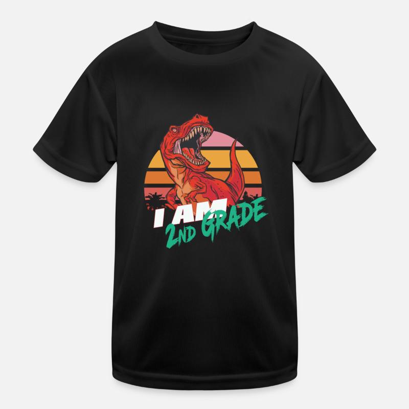 I am 2nd Grade, Second Grader - T-REX Kids Functional T-Shirt