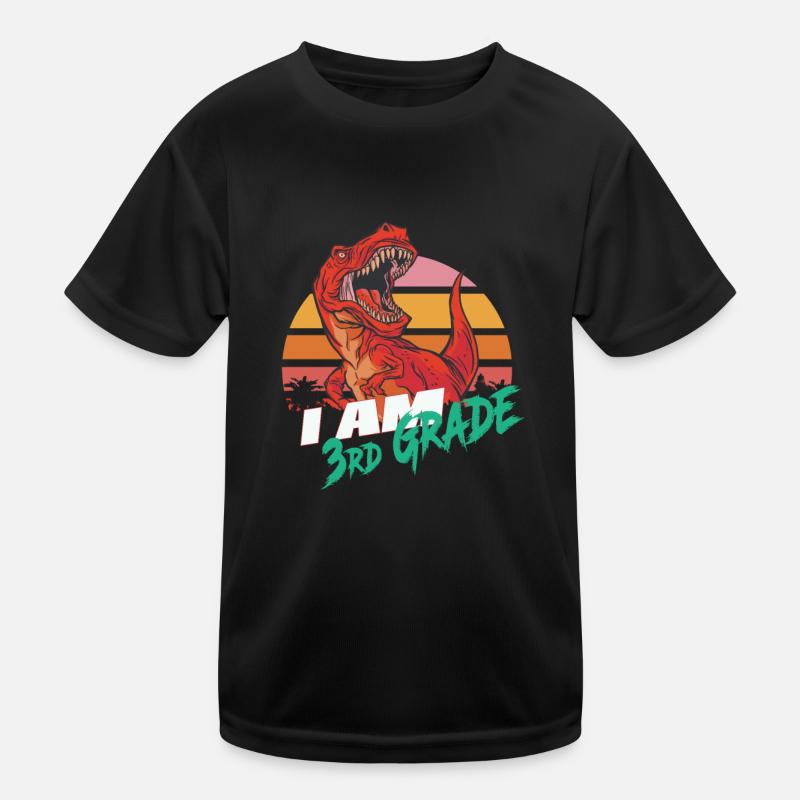 I am 3rd Grade, Second Grader - T-REX Kids Functional T-Shirt