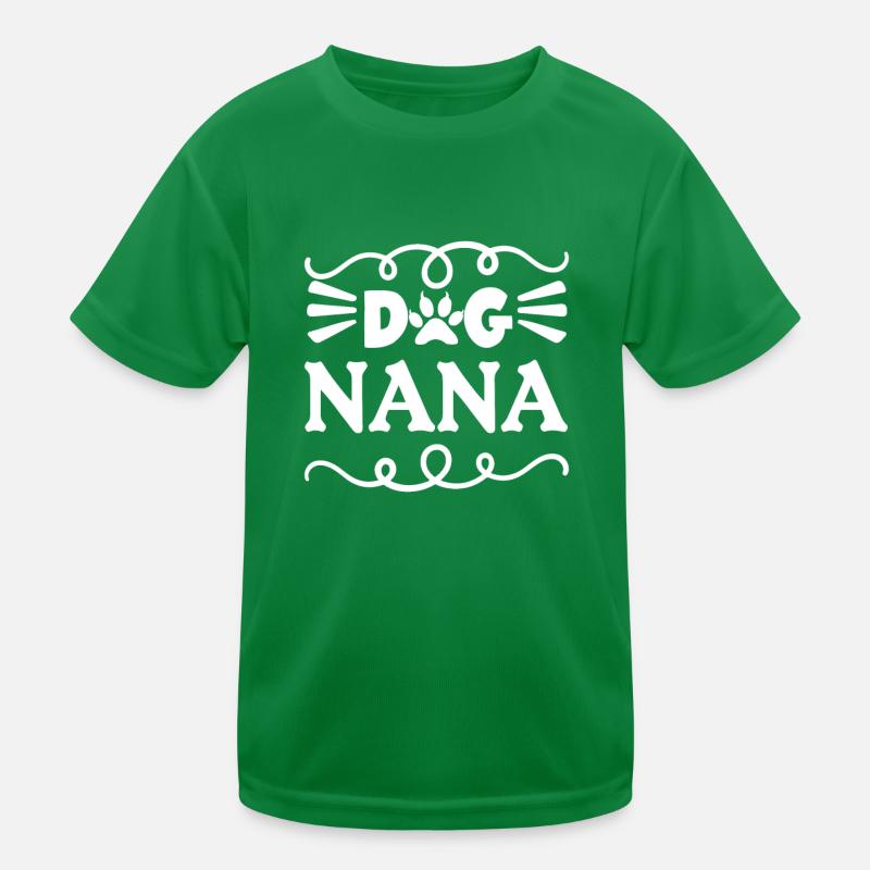 Dogs Grandma Kids Functional T-Shirt