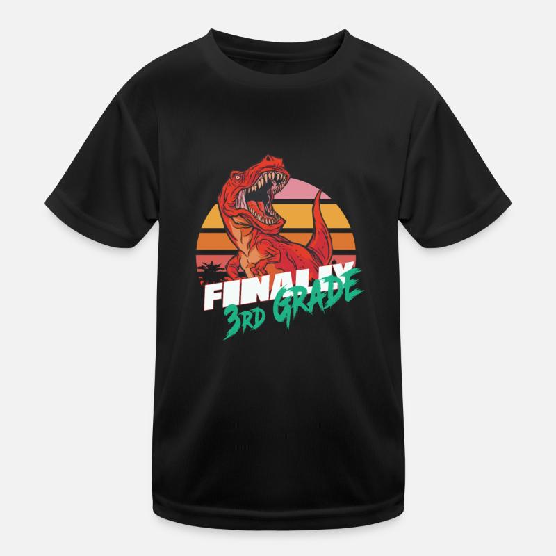 Endlich 3. Klasse, Zweitklässler - T-REX Kinder Funktions-T-Shirt